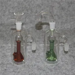 Glass Ash Catcher Bong narghilè Ashcatcher Pipa ad acqua Bong 14mm 18mm Heavy Dab Oil Rig Accessorio per fumatori