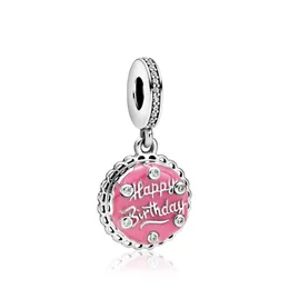 Birthday Digital Balloon Classic Charms Pendant Designer Jewelry DIY fit Pandora Bracelet