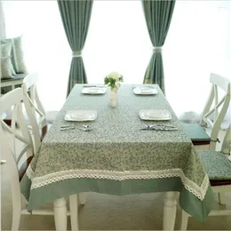 Tischdecke, Restaurant-Tischdecken, hochwertige Baumwolle, grüne Dornen, Druck, Heimtextilien, Fertigprodukte