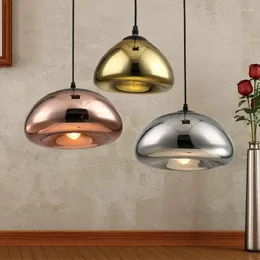 Pendant Lamps Nordic Hanging For Ceiling Retro Glass Chandelier Bedroom Bedside Lamp Living Room Decoration LED Lampara Techo