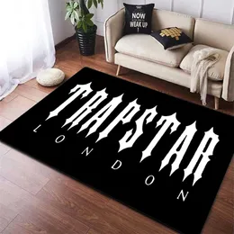 Carpets Trapstar London Bath Mat Door Rug Carpet Kitchen Cute Room Decor Gamer Welcome Children Doormat T221105