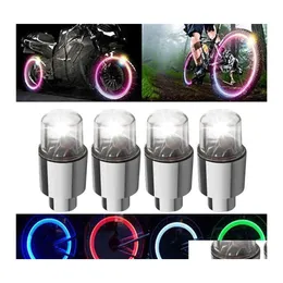 Novità Illuminazione Flash Luci per ruote a LED Bicicletta Bicicletta Ciclismo Pneumatici per auto Neon Vae Firefly Lampada a raggi per illuminazione a goccia Ot5Cq