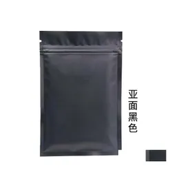 Depolama torbaları özel olarak Colorf Isıları Sızdırmaz Ambalaj Torbası Torbası Yeniden Yapılabilir Düz Alüminyum Folyo Plastik Poşetler 100 PCS 201021 629 R2 DHCTI