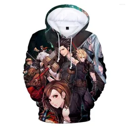 Herr hoodies Final Fantasy 7 hoodie tröja spel harajuku mode casual pullover kläder