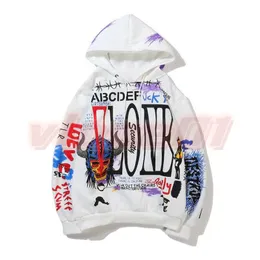 Vlone white graffiti hoodie cheap