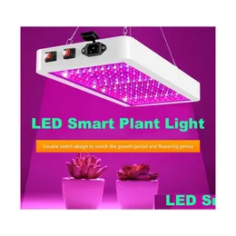 Grow światła LED RORNGO LIGHT 2000W 3000W Podwójny przełącznik Phytolamp Waterproof Lampa wzrostu chipów Fl Spectrum Plot Ploting Lighting Indoor Dro Otojs