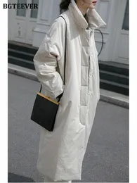 Женские пуховые парки BGTEEVER, утепленная длинная зимняя куртка, женские пальто на хлопковой подкладке, женские пальто большого размера, теплые ветровки 221205