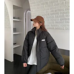Damskie palenie parkas dla kobiet czarna kurtka stojak na kołnierz koreański moda Wodoodporna gęstość ciepła zimowa kaczka z piórem kobiet 221205