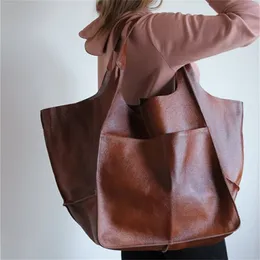 Evening Bags Handbags For Women Designer Luxury Handbag Large Capacity PU Leather Woman Oversized Shoulder Lady Shopping Tote 221203