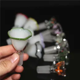 14 mm Glass Bowls for hookahs bubbler and Glass bong dry herb smoking bowl accessories