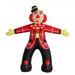 Personalized 3 meters high large inflatable clown character / air blown giant clown mascot for decoration Toys Sports