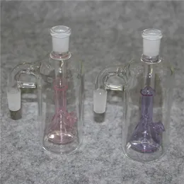 Bong Ash Catchers Hookahs 14mm 18mm 45 gradi a 90 gradi Matrix Perc Glass Cashcatcher Cugger Fum