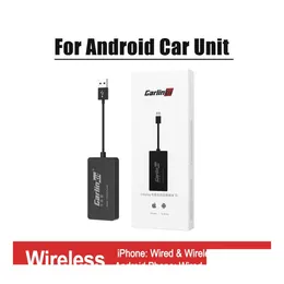 آخر محول Carplay Wireless Carplay Android Dongle لتعديل SN Car Ariplay Smart Link IOS14 تسليم الهواتف المحمولة Moto dhwjo