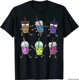 Camisetas masculinas Camisa engraçada de bolhas homens Presente crianças Boba camiseta