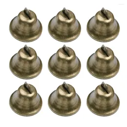 Weihnachtsdekorationen 20pcs DIY Accessoires 38mm Bronzeglocken Kupfer Rassel Partydekoration