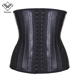 Slimming Belt Wechery Latex Waist Corset Belly Control Slimming Belt Sheath Body Shaper Modeling Strap 25 Steel Boned Waist Cinchers T221205