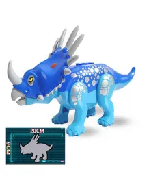 2021 Jurassic Dinosaurs World Park Raptor Triceratops Spinosaurus Dino Figuren Bouwstenen Bakstenen speelgoed Juguetes Xmas Gift8317352