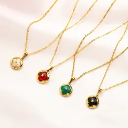 高級デザインネックレス 18 K ゴールドメッキブランドステンレス鋼ネックレスチョーカーチェーンレターペンダントファッションレディースウェディングジュエリーアクセサリー愛のギフト AA1844