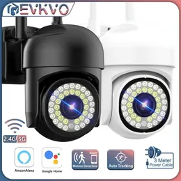 IP Cameras 5MP 5Ghz Wifi IP Camera Outdoor 3MP Ai Human Detection Auto Tracking PTZ Camera Color IR Night Vision Home Security CCTV Camera T221205