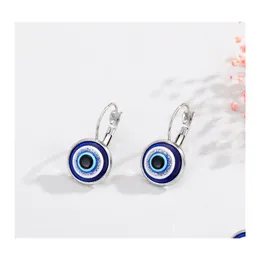 Jóias de jóias de jóias de lustres de moda Símbolo turco Eyes Enchnang Brincos resinados Brincho de olho azul 449 Z2 Drop Delivery Dh4tn