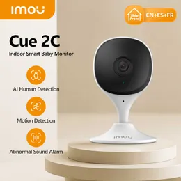 IP Cameras IMOU Cue 2c 1080P Security Action Indoor Camera Baby Monitor Night Vision Device Video Mini Surveillance Wifi Ip Camera T221205