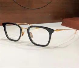 Yeni moda tasarım kare titanyum çerçeve optik gözlük Gizznme retro basit ve cömert stil yüksek uç gözlük kutusu reçeteli lensler yapabilir