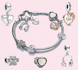 2021new Ladies Pandora Plata De Ley 925 Original Love Diy Luxury Bracelet Whole Designer Personalized Women1802652