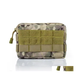 Сумки для хранения наружные сумки для инструментов EDC Molle Камуфляж тактический талия монетные мешки с мобильными телефонами военные фан -аксессуары.