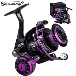 BAITCASTING REELS SOUGAYILANG 5.0 1 Spinning Max Drag 15 kg 121BB Karpfiske 20005000 Aluminium Spool Saltwater Wheel 221206