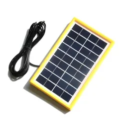 Buheshui 3W 9V M￳dulo de c￩lula solar Sistema de panel solar Policristalino Bater￭a Cargador LightDC5521 Cable 3M 7996791