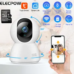 IP-Kameras Elecpow 1080P Tuya Smart Videokamera Wireless WiFi Sicherheit Schutz Überwachung IP Kamera Baby Monitor Nachtsicht Webcam T221205