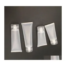 Garrafas de embalagem 50pcs/lote 30ml 50ml de tubo transparente vazio recipientes de lo￧￣o de creme cosm￩tico 435 N2 Drop Delivery Scho Scho Dhksw
