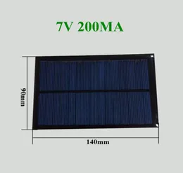30pcs żywica epoksydowa Mały panel słoneczny 7V 200mA 14W 140 mmx90 mm dla baterii 48 V5953630