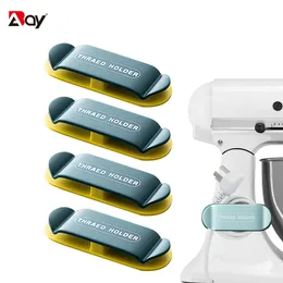 Other Kitchen Storage Organization 4Pcs Appliance Cord Winder Organizer Stick on Upgrade Wrapper for Appliances Holder Cable Small Home Accessoir 221205