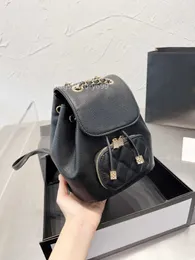 CC Bag Walles Женские рюкзак для рюкзака дизайнерские сумки классические школьные сумочки черные белые лопатки стеганые золотые тона