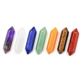 Party Favor Quartz Healing Crystals Wands Polished Tumbled Stones Bulk Natural Hexagonal Pointed Reiki Energy Balancing Meditation Therapy Chakra Wand