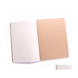Notepads Custom Logoblank Kraft Paper A4 A5 B5 Student Exercise Book Diary Notes Pocketbook School Study Supplies 30 Sheets Au U 568 Dhqj2