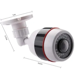 IP -kameror Hamrolte 5MP CCTV -kamera 5MP 1,7 mm Fisheye -lins 180 grader panoramiska AHD -kamera natt Vision vattentät utomhus kula kamera T221207