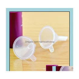 Garrafa de perfume por garrafa Fragrância desodorante de saúde Plástico Mini pequenos funis para preenchimento de óleo essencial líquido DHHYT OT4MK