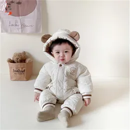 Rompers Baby onesie Baby winter cotton-padded long-sleeved hooded newborn clothes GC1853