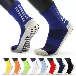 M￤ns Anti Slip Football Socks Athletic Long Socks Absorberande sportgreppstrumpor f￶r basketfotbollsvolleyboll som k￶r FY7610 BB1206