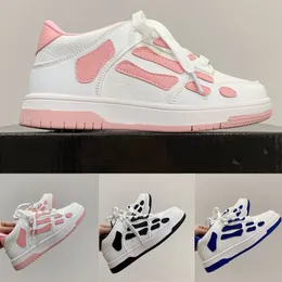 Designer-Sneaker für Kinder, Jungen, Mädchen, Jugend, lässig, niedriger Schuh, Kinder, Kleinkinder, Kleinkinder, Leder, Knochen, Applikation, Obermaterial, EVA-Fußbett, Sport, Eur 26–35