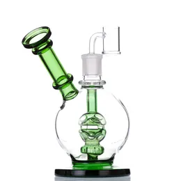 14 Shisha narghilè in vetro Pipa da fumo Riciclato Dab rig con braciere da 14mm accessori per fumare