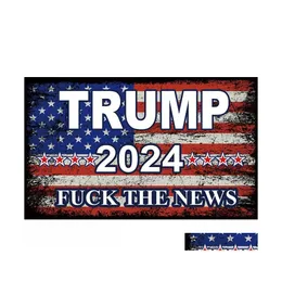 Banner Flags 5ft the S Banner Flags Trump 2024 Campaign Flag Inventory Wholesale Drop Droviour Home Garden Party Supplies DHC6H