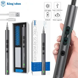 Mini Electric Screwdriver USB Charging Portable Driver Cordless Power Drill Magnetic Repair Set