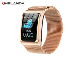Melanda Women Smart Watch 114 인치 IP68 방수 심박수 스마트 워치 남성 피트니스 트래커 시계 안드로이드 iOS Conta5742968 용 시계