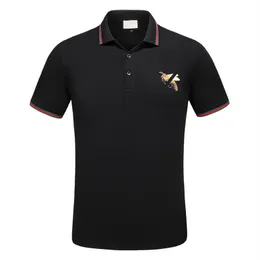 Mens Polo Shirt Summer Business Leisure Cotton Loose Half Sleeve Embroidered Lapel Paul Men's Short Sleeve T-Shirt Size M-3XL #887