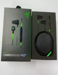 Nowy wydany słuchawki Razer Hammerhead Pro V2 w słuchawkach z ucha z mikrofonem słuchawki gier Izolacja Izolacja stereo Bass9325181