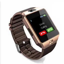 Original DZ09 Smart Watch Bluetooth Wearable Devices Smartwatch f￶r iPhone Android -telefonklocka med kameraklocka Sim TF Slot Smart2245471