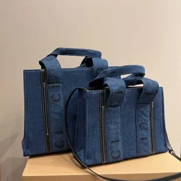 Tote Çanta Tasarımcı Çanta Kadın Denim Çantalar Moda Alışveriş Büyük Kılıflar Çanta Seyahat Bagaj Omuz Çantası 221207